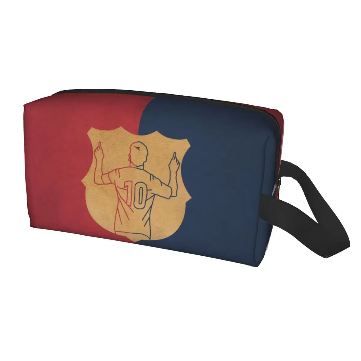 Custom Maradona Toiletry Bag for Women Argentina Soccer Legend 10 Makeup Cosmetic Organizer Ladies Beauty Storage Dopp Kit Case